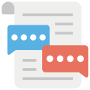 Conversation icon for FAQs